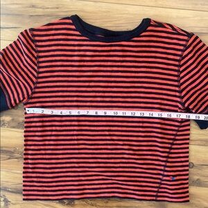 Clare V. Striped knitted tee